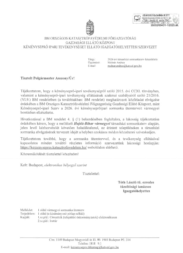 Kéményseprő társasházi sormunka 2025.12.19